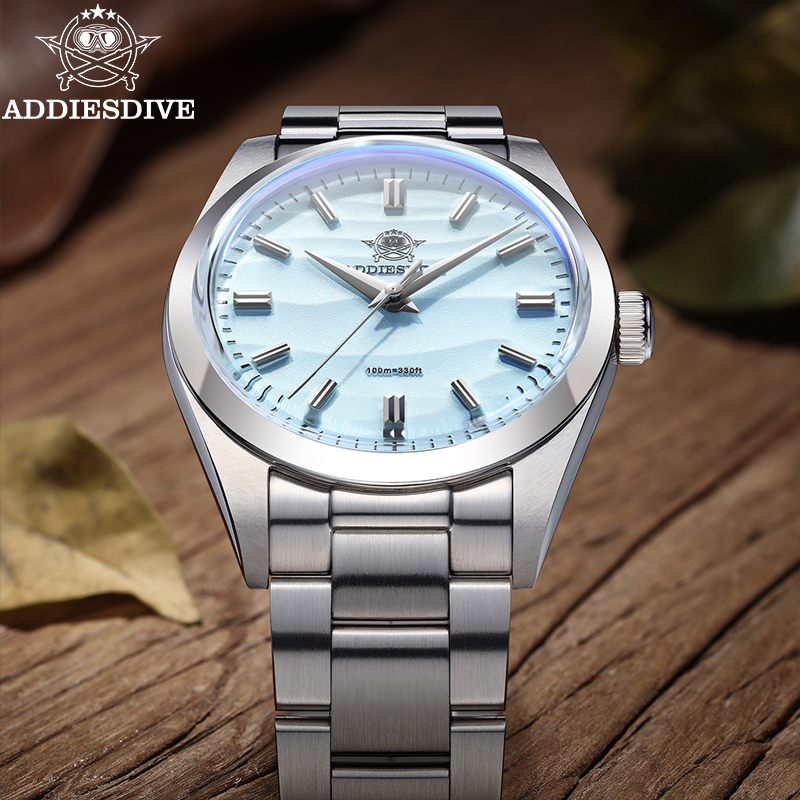 Luxury Watch Collection Box - ADDIESDIVE 36 มม.นาฬิกาสำหรับผู้หญิงแบรนด์ชั้นนำญี่ปุ่น VH31 ควอตซ์สแตนเลส 100