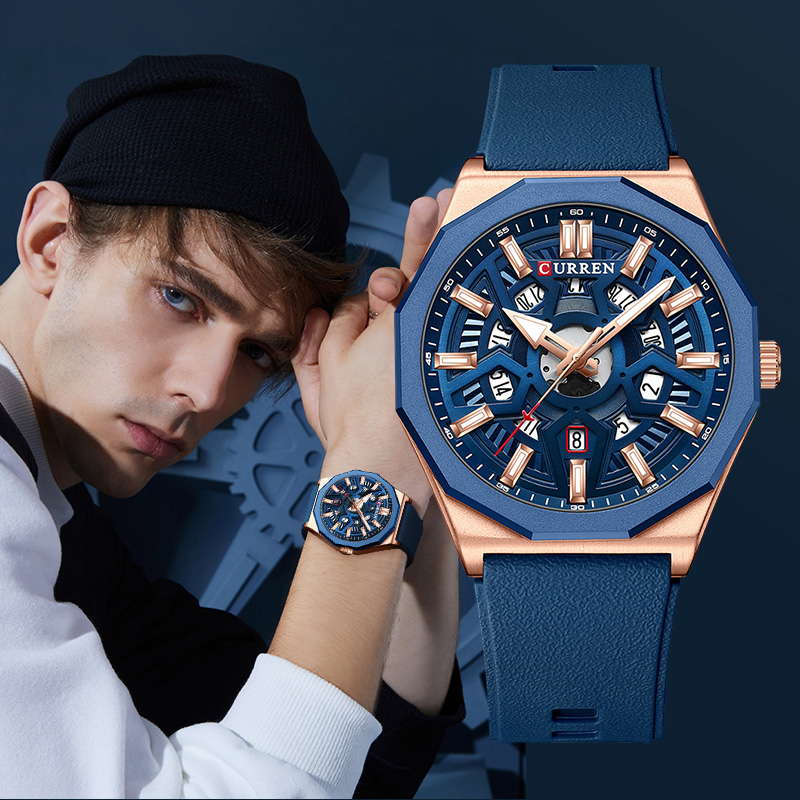 Luxury Watch List - CURREN รายชื่อใหม่นาฬิกาผู้ชายต้นฉบับกีฬานาฬิกากันน้ํา Super Bright แฟชั่นหรูหรา Auto