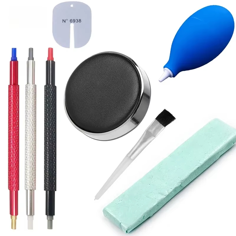 Luxury Watch Cleaning Kit - ชุดทำความสะอาดนาฬิกา 6/8 ชิ้น พร้อมปั๊มลมยาง ชุดทำความสะอาดสำหรับช่างซ่อมนาฬิกา แปรงทำความสะอาดอะไหล่นาฬิกาข้อมือ