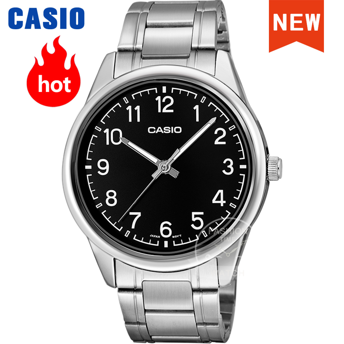 Luxury Watch Casio - Casio นาฬิกาสําหรับชายดิจิตอลควอตซ์นาฬิกา reloj casio hombre MTP-V005D-1B4