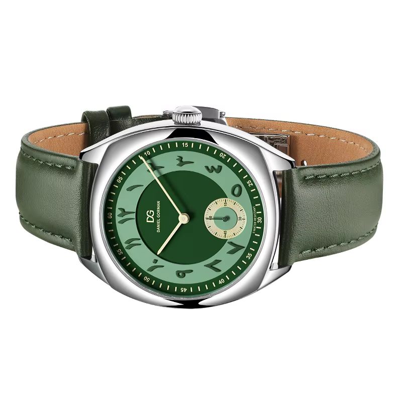 Luxury Watch Gift For Her - นาฬิกาคู่รัก DANIEL GORMAN สายซิลิโคนเรืองแสงกันน้ำ นาฬิกาควอตซ์ ของขวัญวันเกิดสำหรับเขาและเธอ