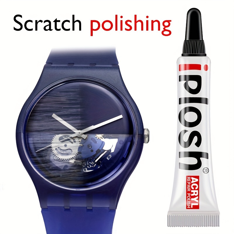 Luxury Watch Cleaning Kit - 1 ชิ้น IPLOSH ครีมซ่อมแซมรอยขีดข่วนสำหรับพลาสติก, เรซิน, อะคริลิค