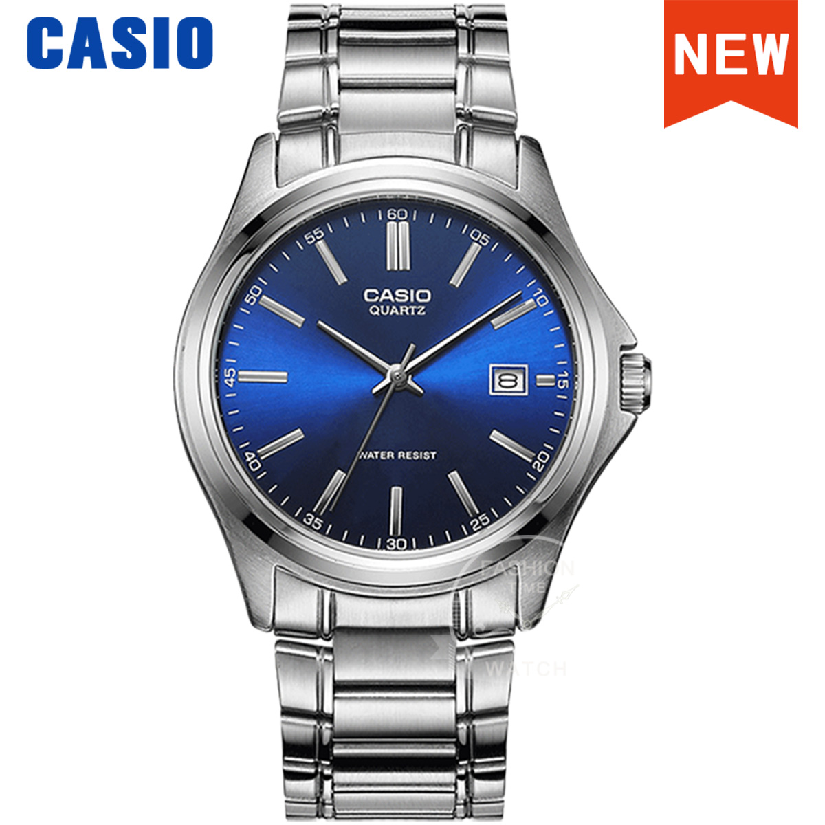 Luxury Watch Casio - นาฬิกาข้อมือผู้ชายคาสิโอเรโทรเรียบง่ายนาฬิกาดิจิตอลกันน้ำควอตซ์นาฬิกาลำลองสำหรับธุรกิจ MTP-1183A-2A