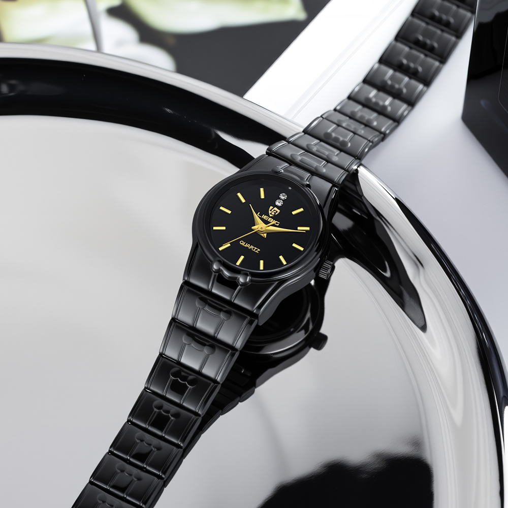 Luxury Watch List - นาฬิกาข้อมือควอตซ์แฟชั่นใหม่ LIEBIG สำหรับผู้หญิง สายสแตนเลสสตีลหรูหรา กันน้ำ ของแท้