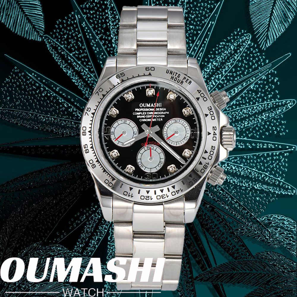 Luxury Watch Zone - หรูหรา VK63 WATCH 39 มม.ควอตซ์โครโนกราฟนาฬิกาธุรกิจผู้ชาย VK