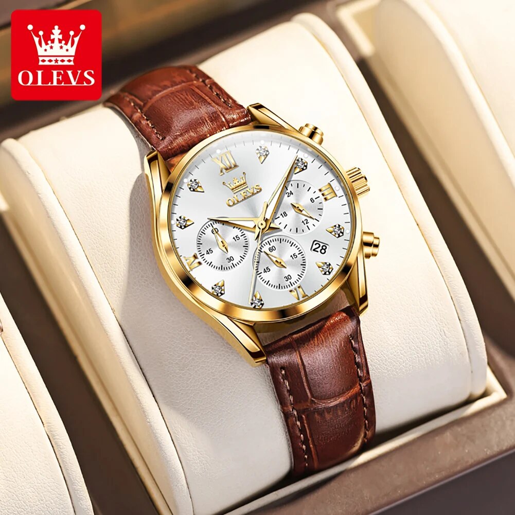 OLEVS 5523 นาฬิกาของผู้หญิงสาย - Luxury Watch For Sale บทวิจารณ์และราคา