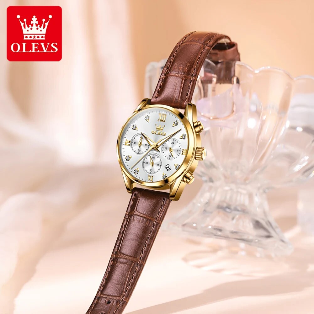 OLEVS 5523 นาฬิกาของผู้หญิงสาย - Luxury Watch For Sale บทวิจารณ์และราคา