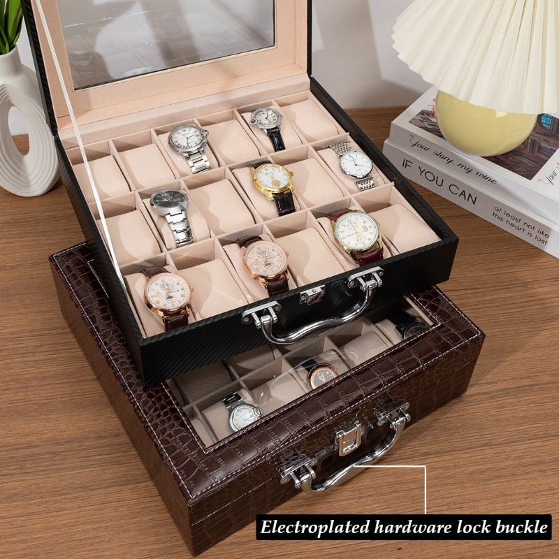 กล่องเก็บนาฬิกาสไตล์เรโทร กล่อ - Luxury Watch Collection Box บทวิจารณ์และราคา