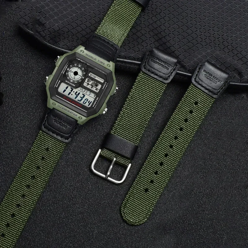 18 มม.สายนาฬิกาไนลอนสำหรับคาสิ - Luxury Watch Casio บทวิจารณ์และราคา