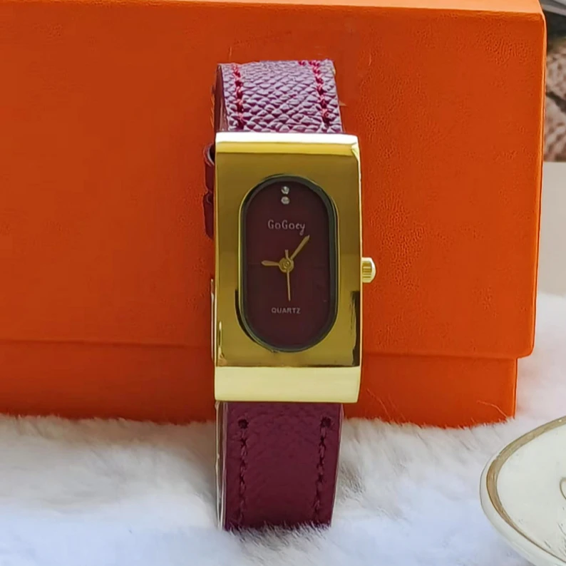 หรูหราสุภาพสตรีแบรนด์นาฬิกาผู้ - Luxury Watch With Leather Strap บทวิจารณ์และราคา