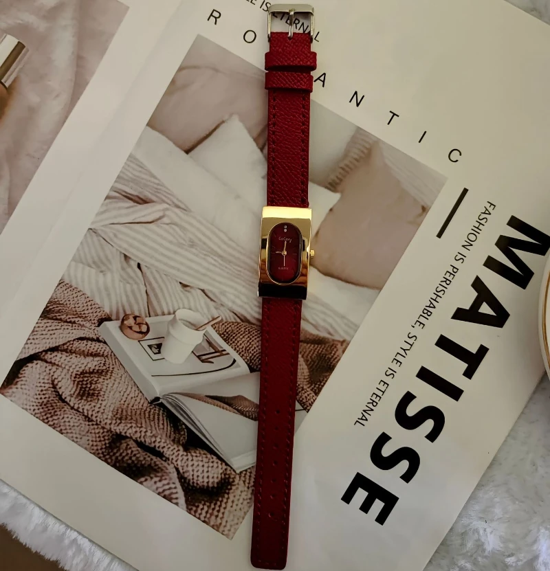 หรูหราสุภาพสตรีแบรนด์นาฬิกาผู้ - Luxury Watch With Leather Strap บทวิจารณ์และราคา
