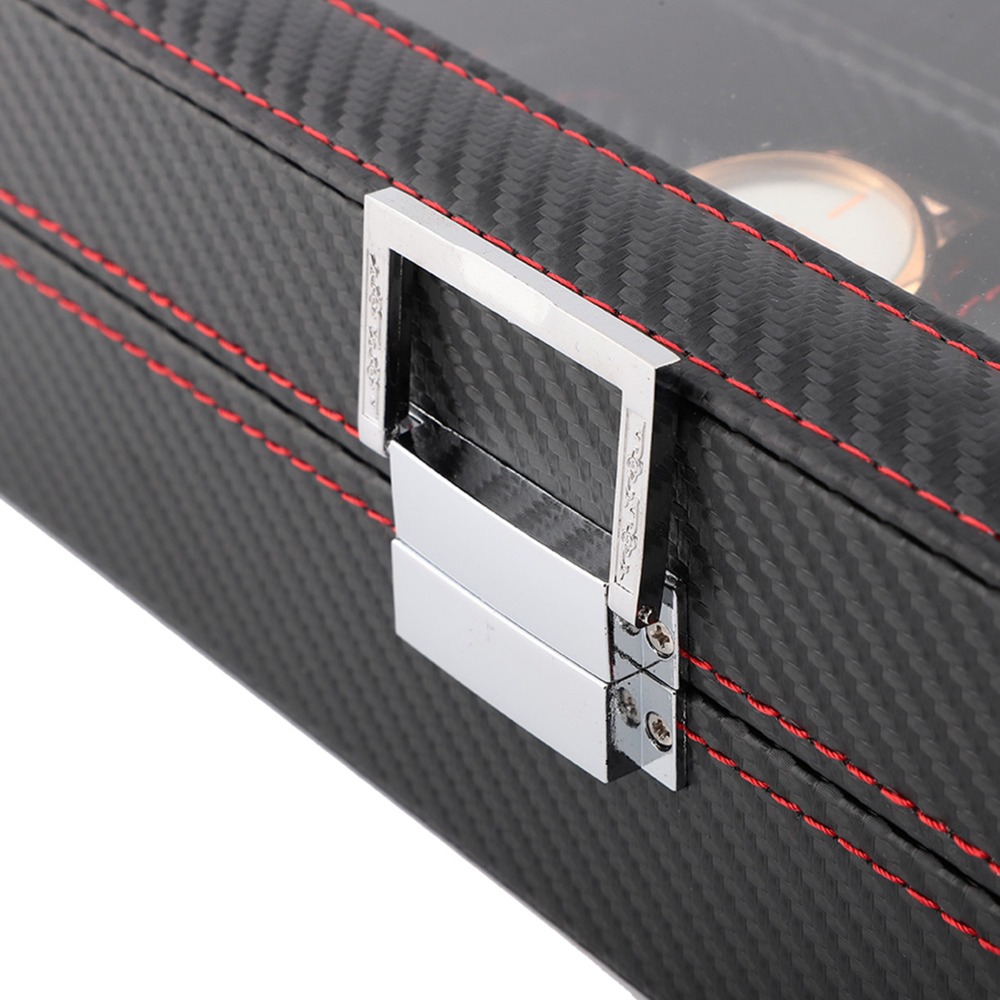 กล่องนาฬิกาคาร์บอนไฟเบอร์กันฝุ - Luxury Watch Collection Box บทวิจารณ์และราคา