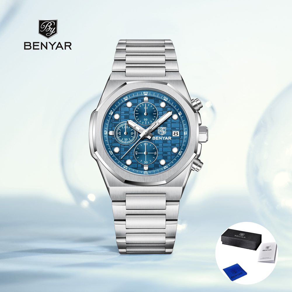 นาฬิกาข้อมือผู้ชาย BENYAR รุ่น - Luxury Watch Case บทวิจารณ์และราคา