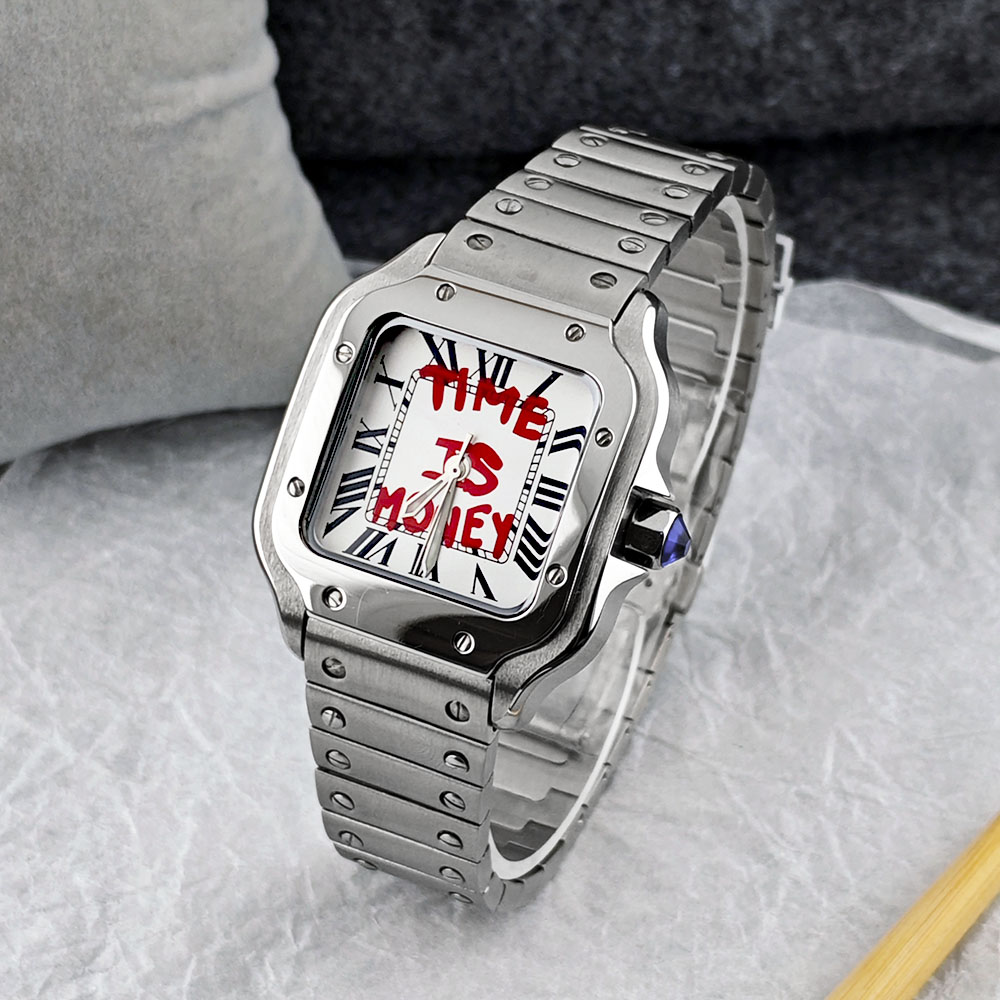 นาฬิกาทรงสี่เหลี่ยม NH05 รุ่นใ - Luxury Watch Logo บทวิจารณ์และราคา