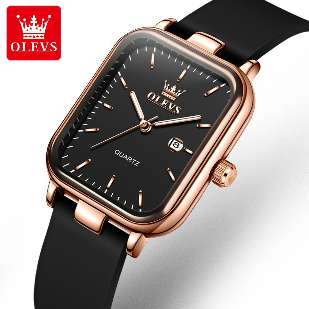 OLEVS นาฬิกาหรูสำหรับผู้หญิงหน - Luxury Watch Square บทวิจารณ์และราคา