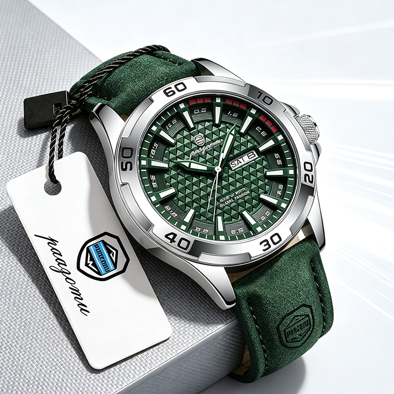 PAAZOMU นาฬิกาข้อมือผู้ชายแบรน - Luxury Watch Collection Box บทวิจารณ์และราคา