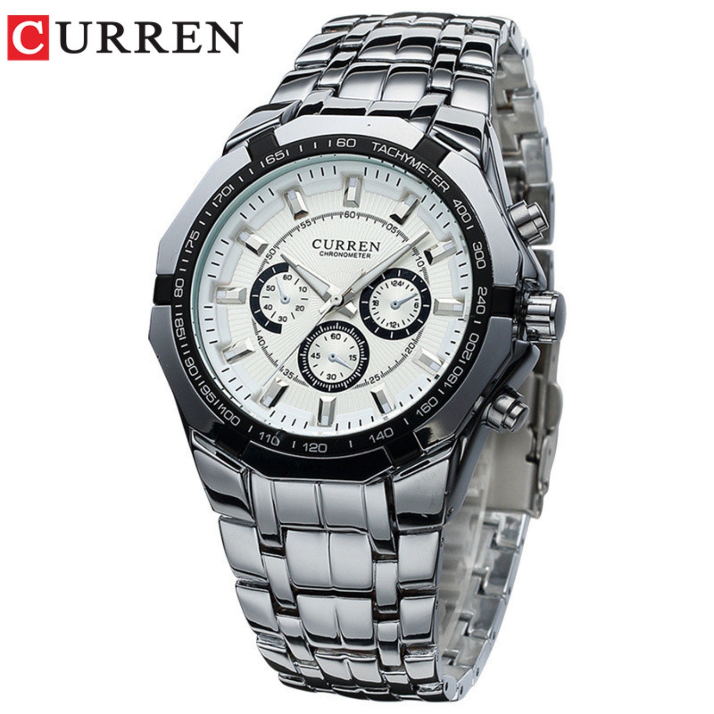 CURREN ผู้ชายแบรนด์หรูทหารกีฬา - Luxury Watch Logo บทวิจารณ์และราคา
