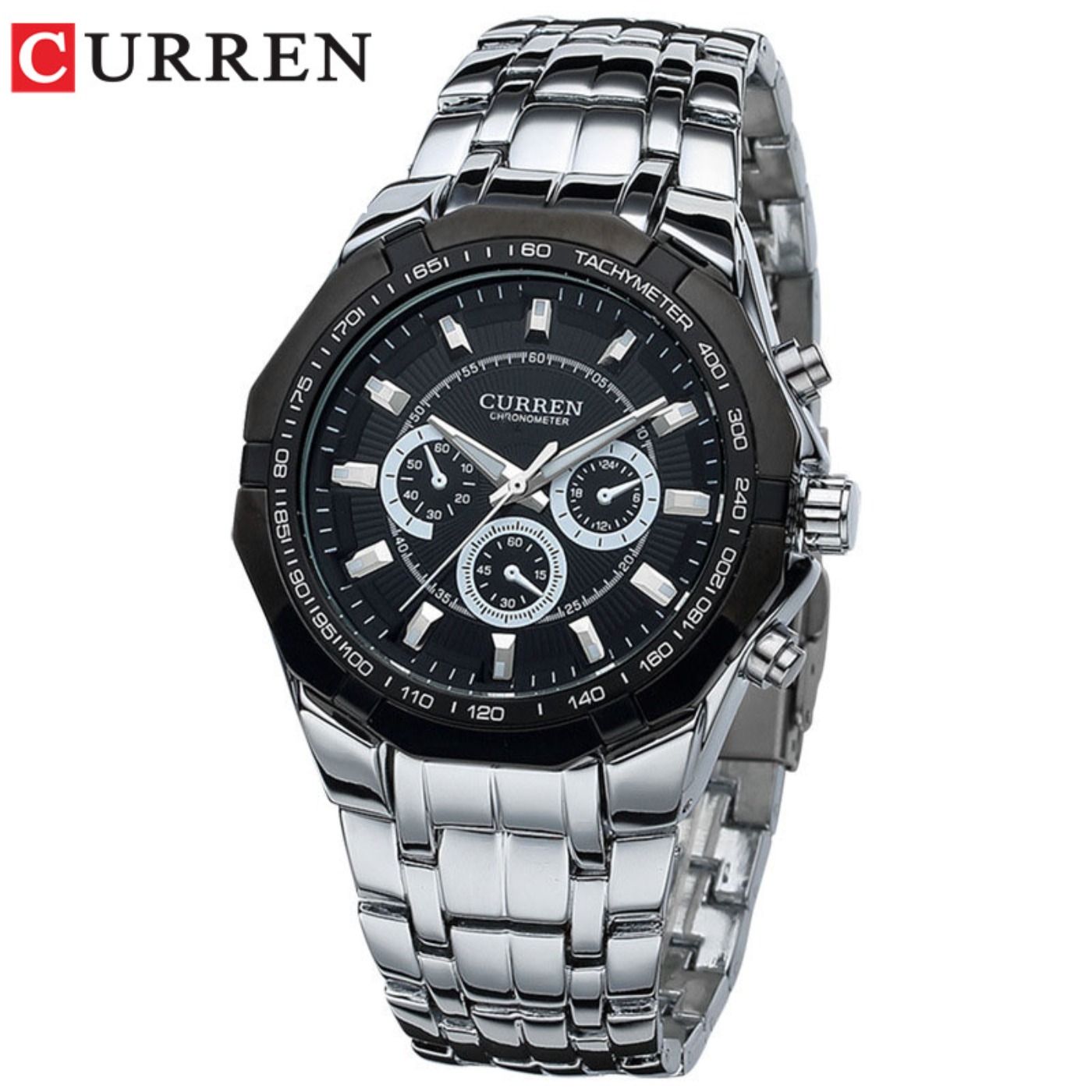 CURREN ผู้ชายแบรนด์หรูทหารกีฬา - Luxury Watch Logo บทวิจารณ์และราคา
