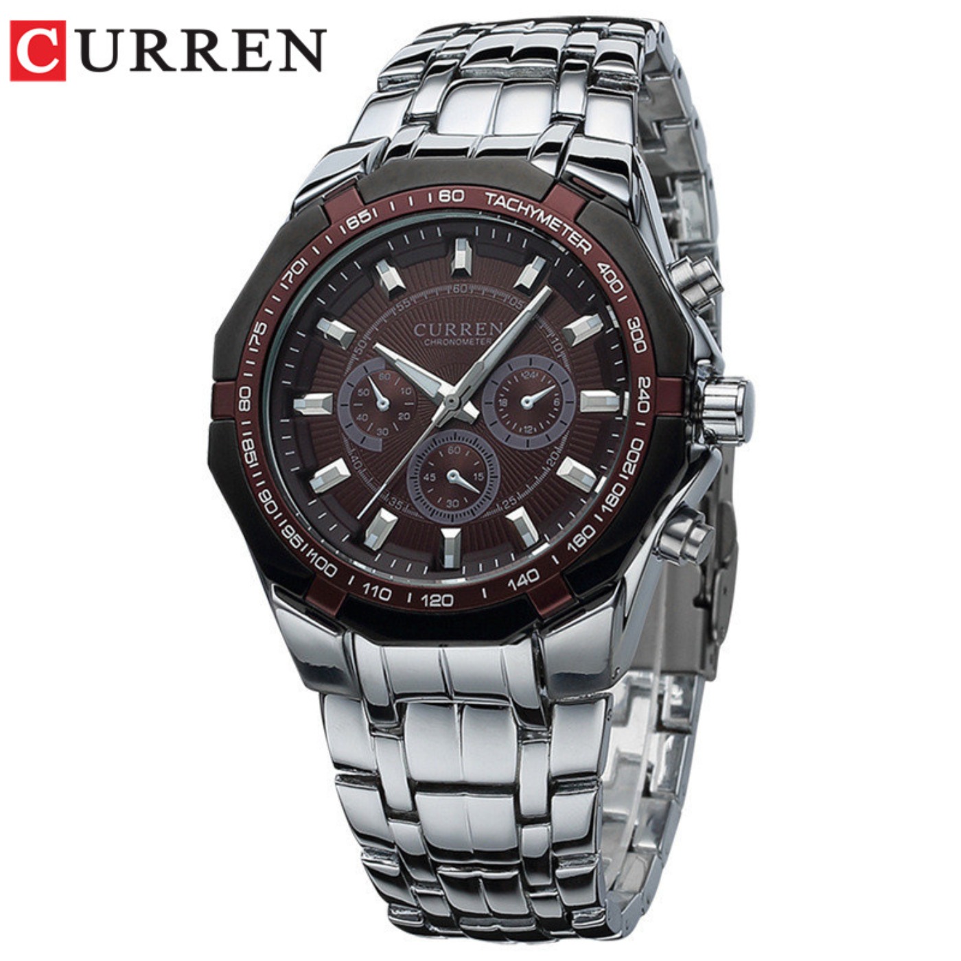 CURREN ผู้ชายแบรนด์หรูทหารกีฬา - Luxury Watch Logo บทวิจารณ์และราคา
