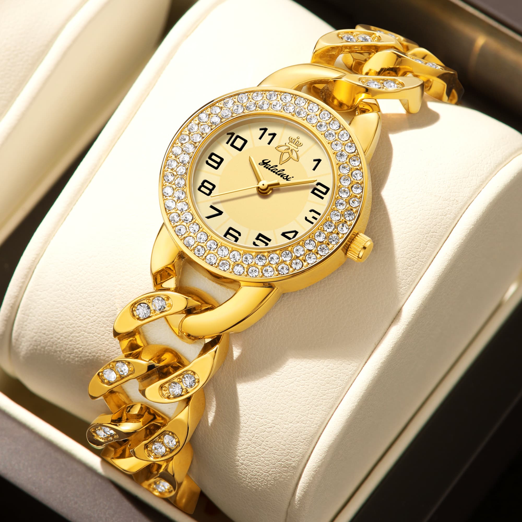 YaLaLuSi นาฬิกาข้อมือประดับเพช - Luxury Watch List บทวิจารณ์และราคา