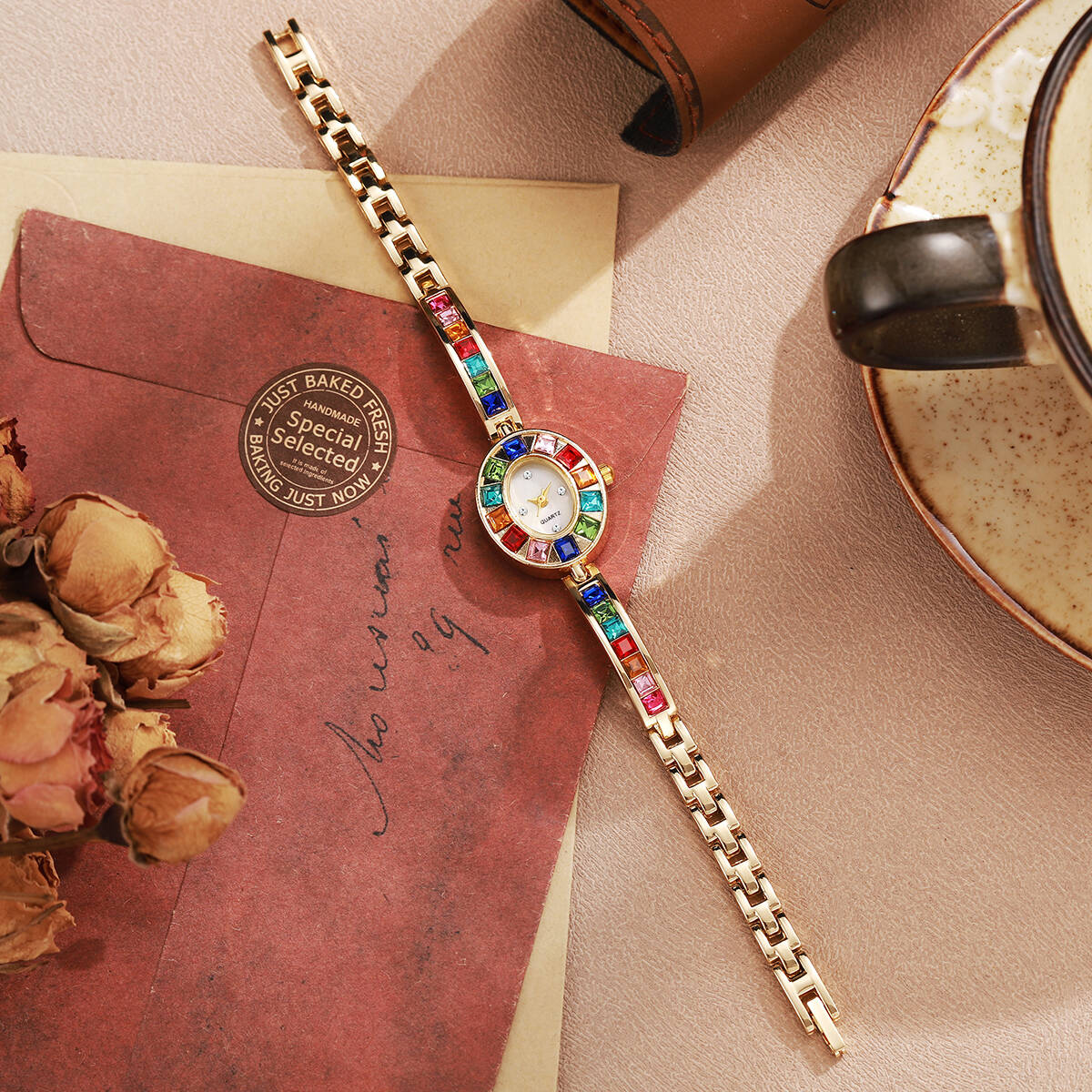 2 ชิ้น/เซ็ตหรูหราไรน์สโตนนาฬิก - Luxury Watch Case บทวิจารณ์และราคา