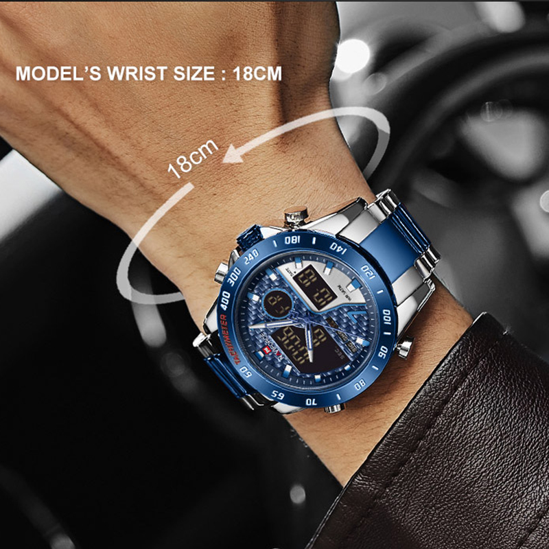 NAVIFORCE นาฬิกาดิจิตอลสําหรับ - Luxury Watch Zone บทวิจารณ์และราคา