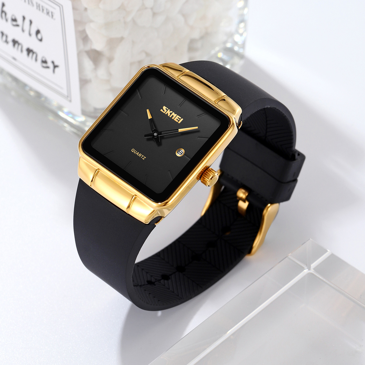 นาฬิกาควอตซ์ SKMEI ดีไซน์สร้าง - Luxury Watch List บทวิจารณ์และราคา