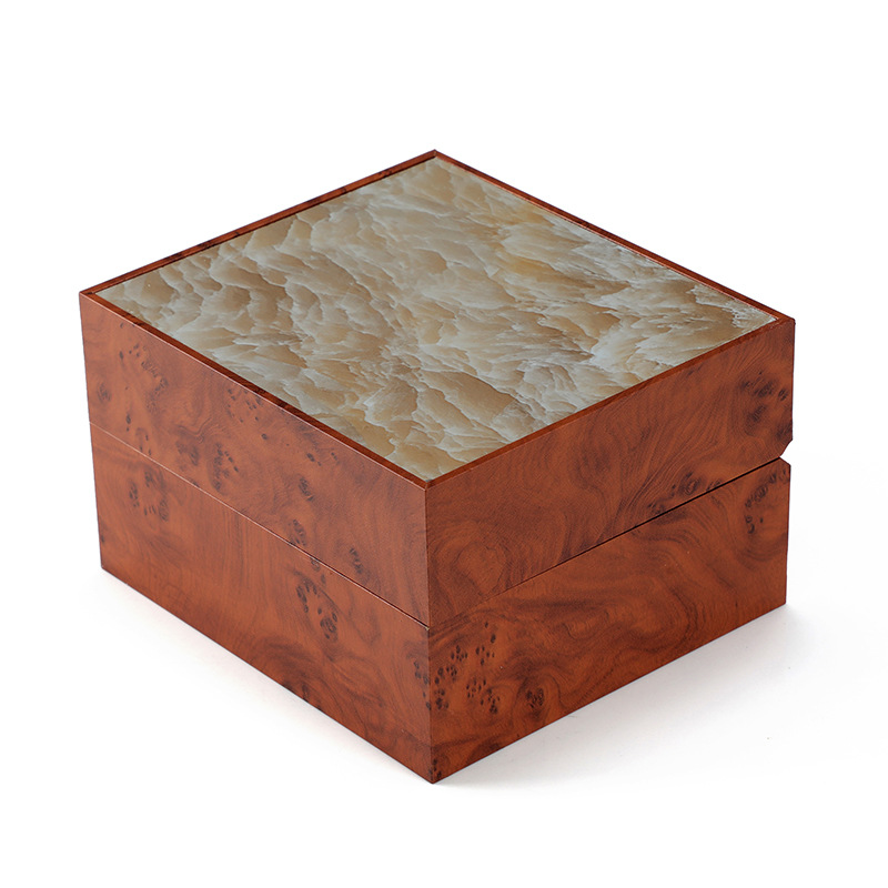 กล่องใส่นาฬิกาลายไม้สุดหรู สไต - Luxury Watch Collection Box บทวิจารณ์และราคา