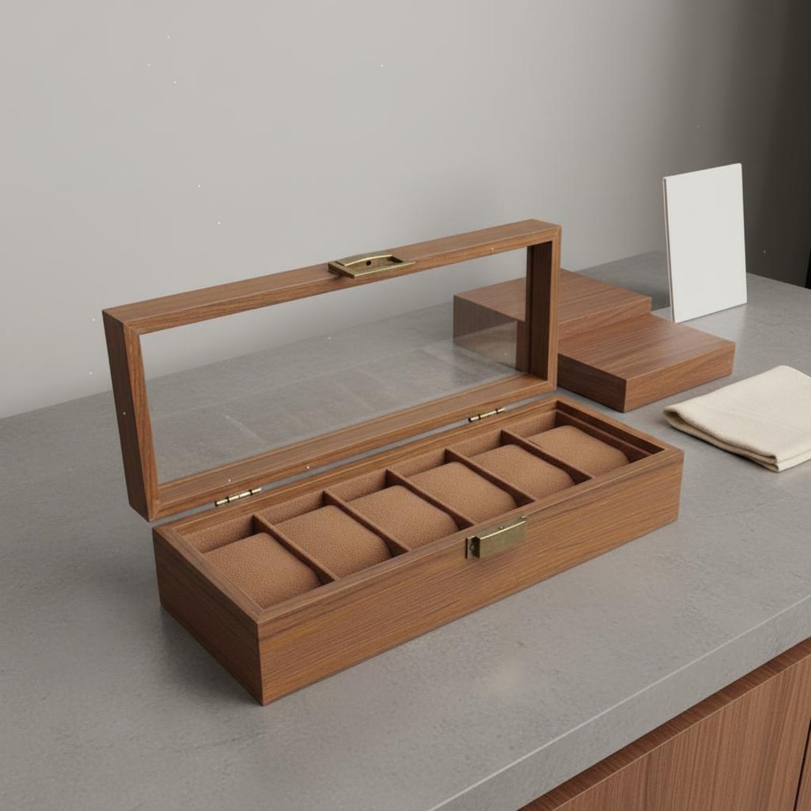 กล่องโชว์นาฬิกาไม้ ดีไซน์หรูหร - Luxury Watch Collection Box บทวิจารณ์และราคา
