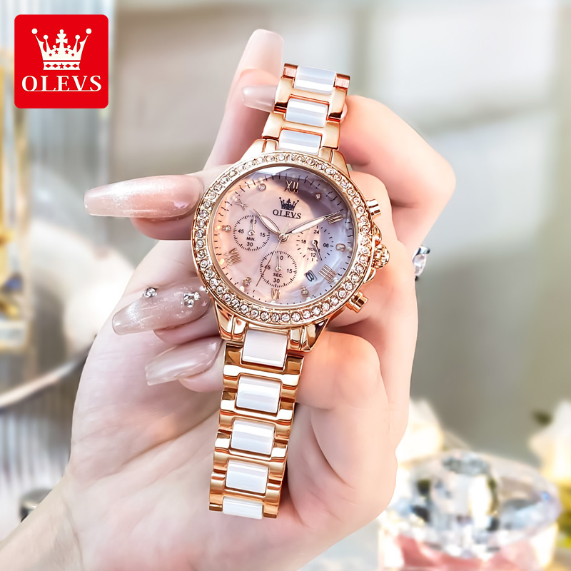 OLEVS 9999 นาฬิกาผู้หญิงยี่ห้อ - Luxury Watch Zone บทวิจารณ์และราคา