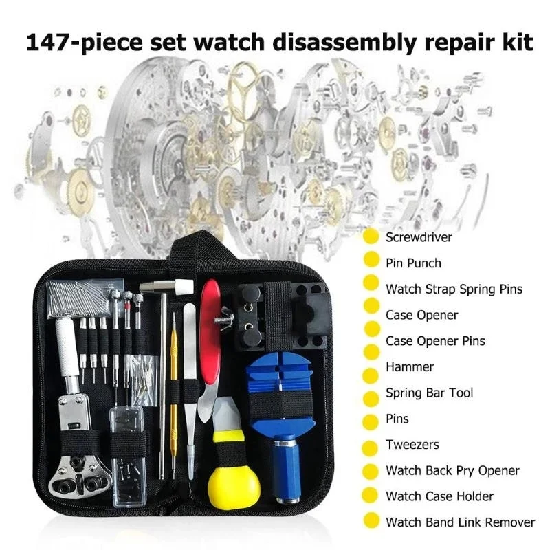 ชุดเครื่องมือซ่อมนาฬิกา ตัวถอด - Luxury Watch Cleaning Kit บทวิจารณ์และราคา