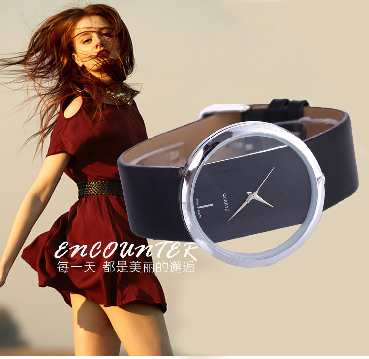 นาฬิกาข้อมือสตรียี่ห้อLuxury H - Luxury Watch With Leather Strap บทวิจารณ์และราคา