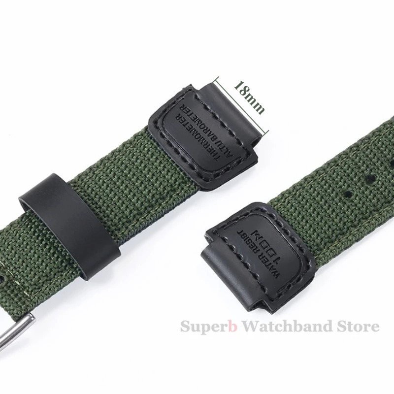 ไนลอนสายนาฬิกา 18 มม.ผ้าใบกีฬา - Luxury Watch Casio บทวิจารณ์และราคา