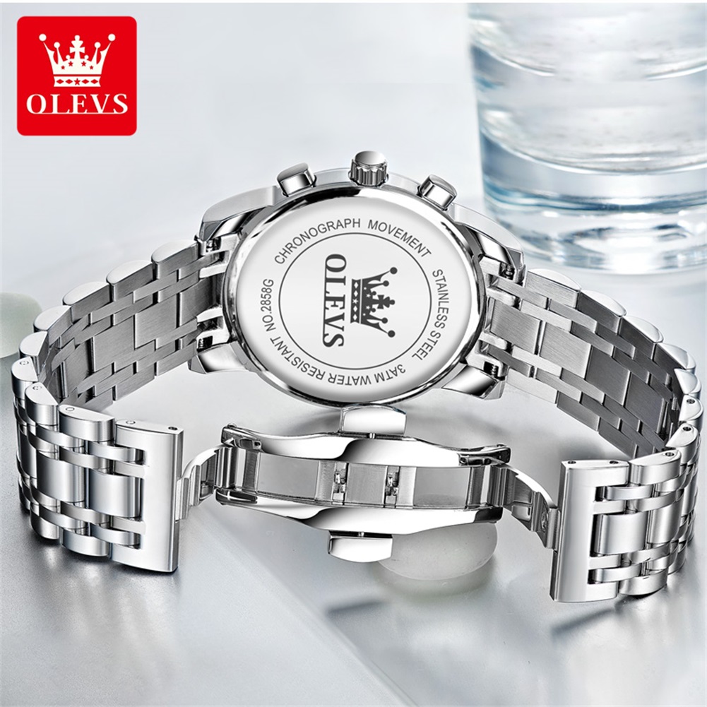 OLEVS นาฬิกาผู้ชายยอดนิยมสแตนเ - Luxury Watch Logo บทวิจารณ์และราคา