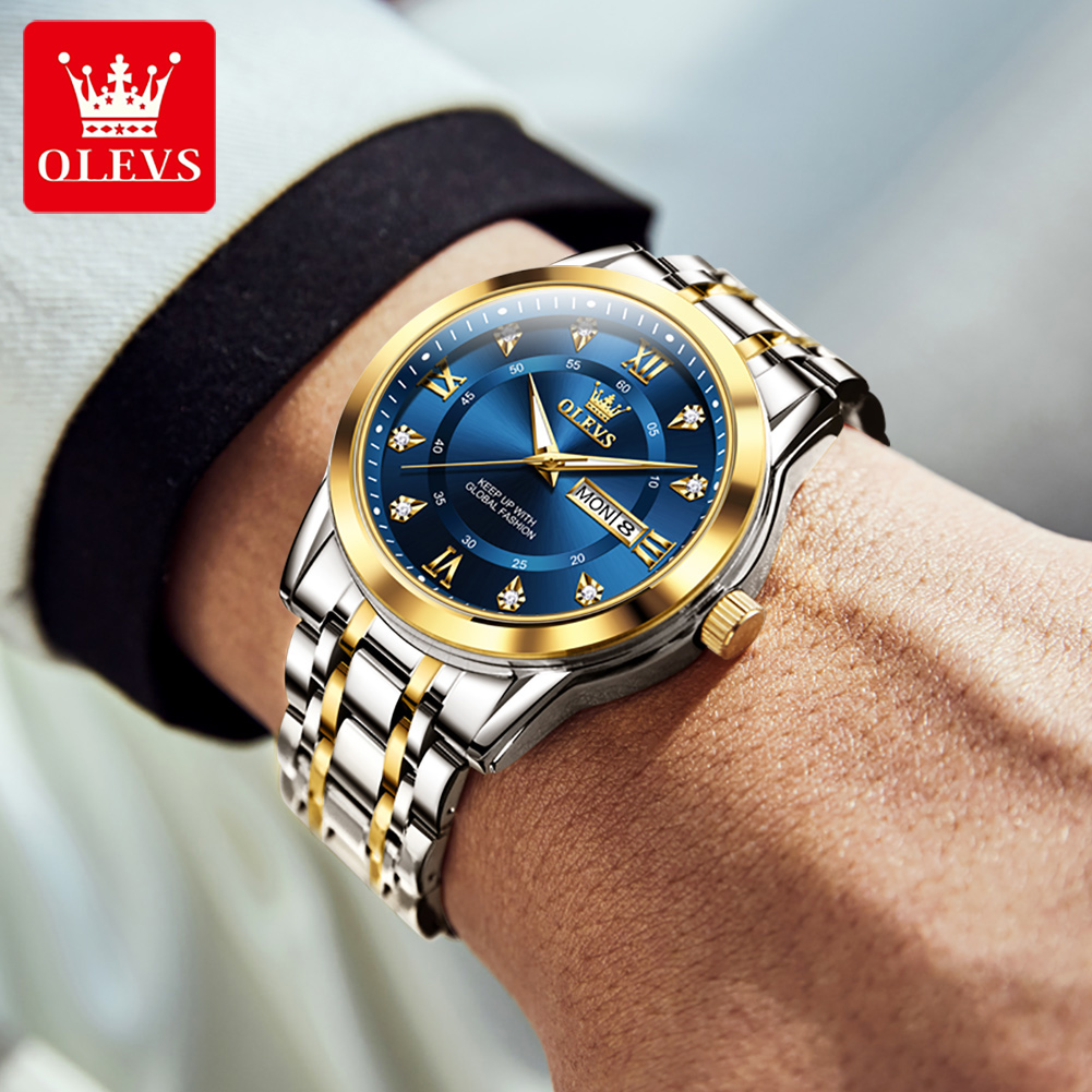OLEVS แบรนด์นาฬิกาแฟชั่นผู้ชาย - Luxury Watch Logo บทวิจารณ์และราคา