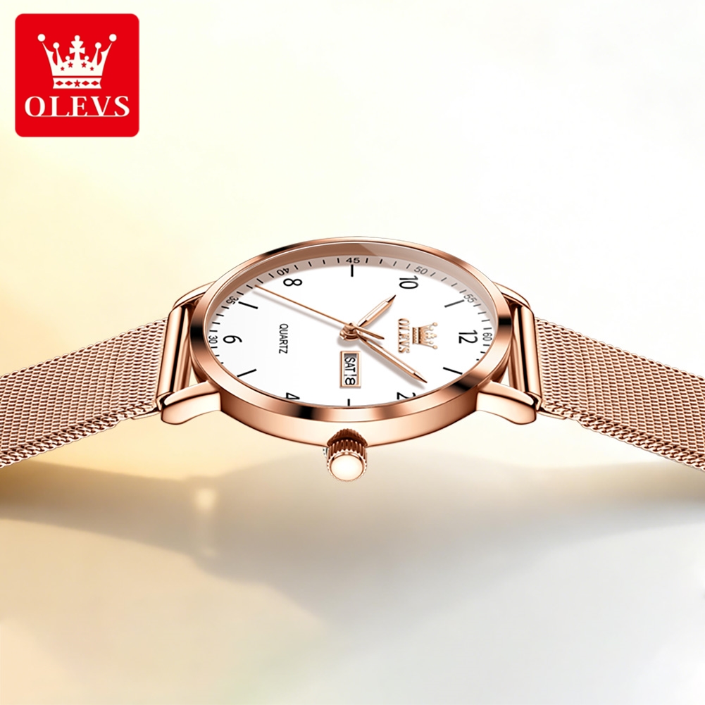 OLEVS 2996 นาฬิกาผู้หญิงนาฬิกา - Luxury Watch Logo บทวิจารณ์และราคา