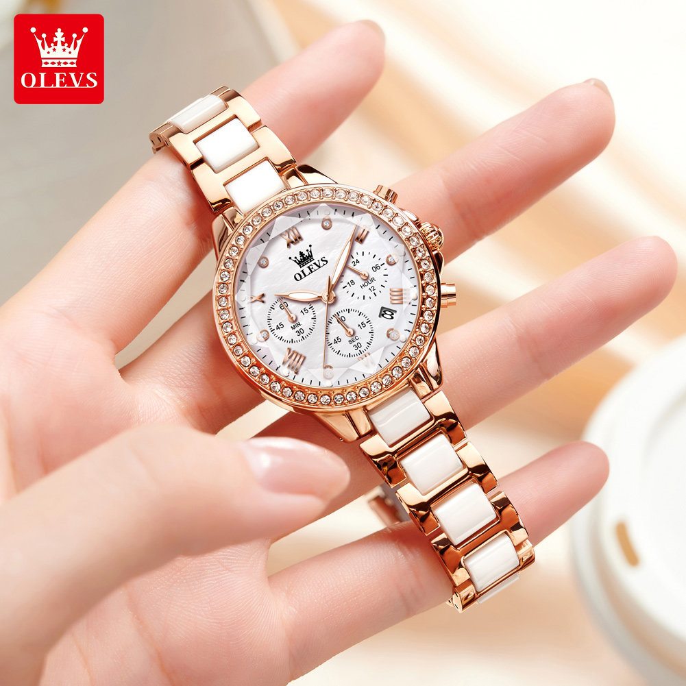 OLEVS 9999 นาฬิกาควอทซ์สำหรับส - Luxury Watch Zone บทวิจารณ์และราคา