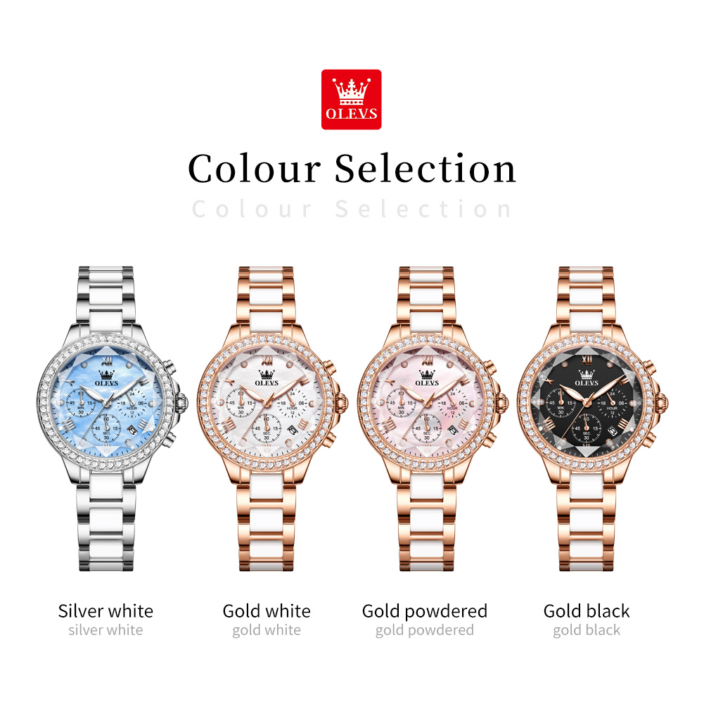 OLEVS 9999 นาฬิกาควอทซ์สำหรับส - Luxury Watch Zone บทวิจารณ์และราคา