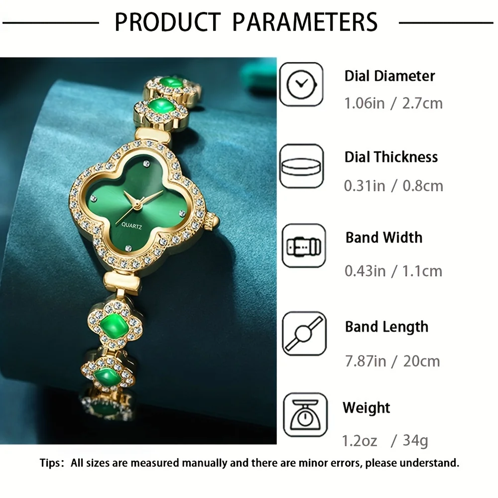 2ชิ้น/ชุดนาฬิกาผู้หญิงนาฬิกาคว - Luxury Watch Gift For Her บทวิจารณ์และราคา