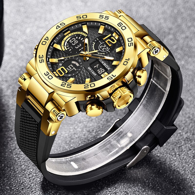 Foxbox นาฬิกาธุรกิจผู้ชายแฟชั่ - Luxury Watch Collection Box บทวิจารณ์และราคา