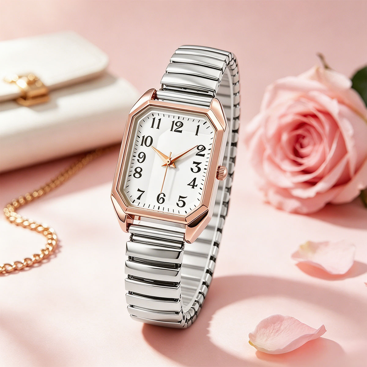 นาฬิกาข้อมือควอตซ์ทรงสี่เหลี่ย - Luxury Watch For Sale บทวิจารณ์และราคา