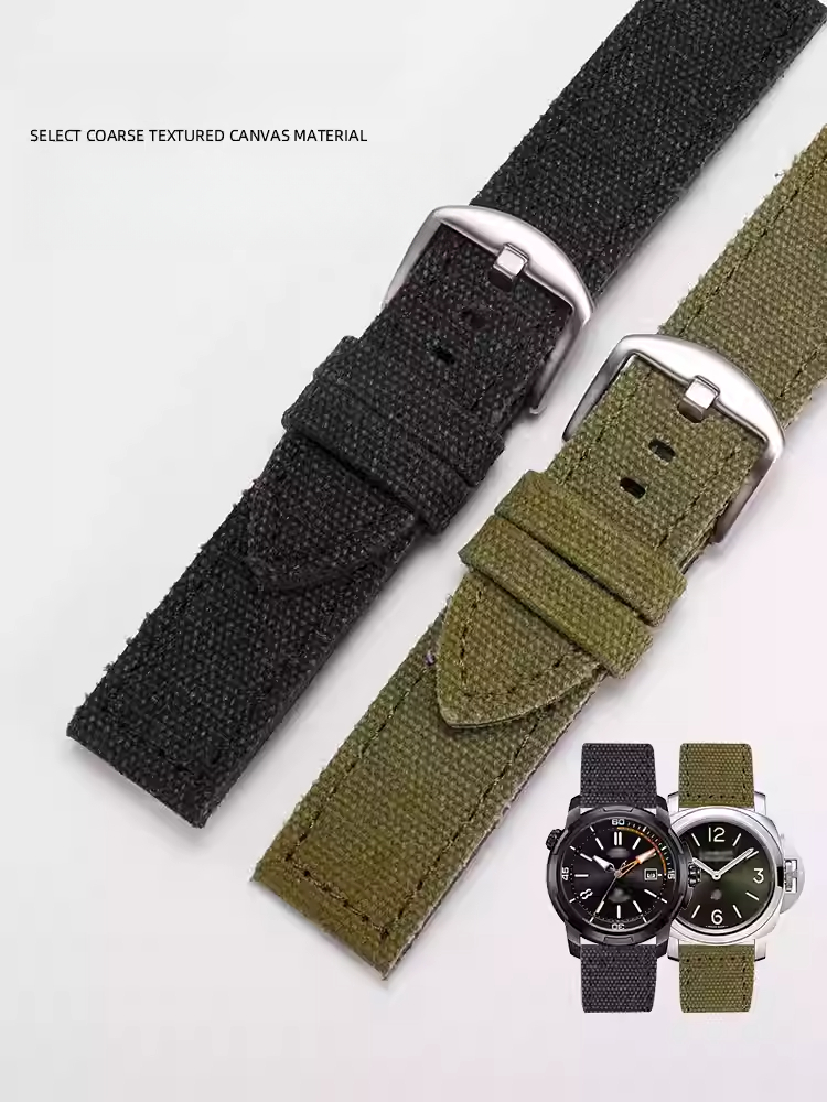 สายนาฬิกาหนังแคนวาส+หนังวัว อิ - Luxury Watch Casio บทวิจารณ์และราคา