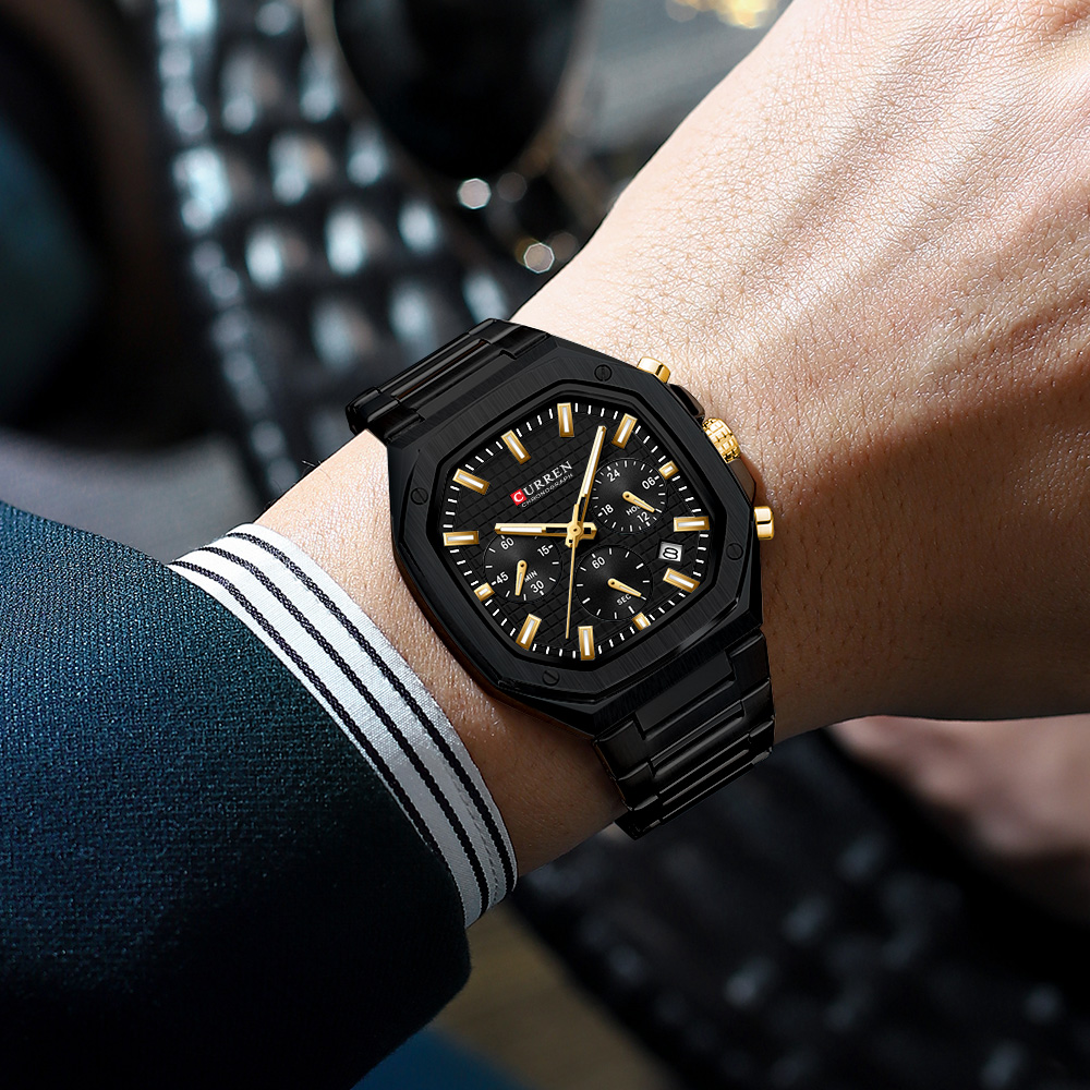 CURREN นาฬิกาโครโนสแควร์สุดหรู - Luxury Watch Square บทวิจารณ์และราคา