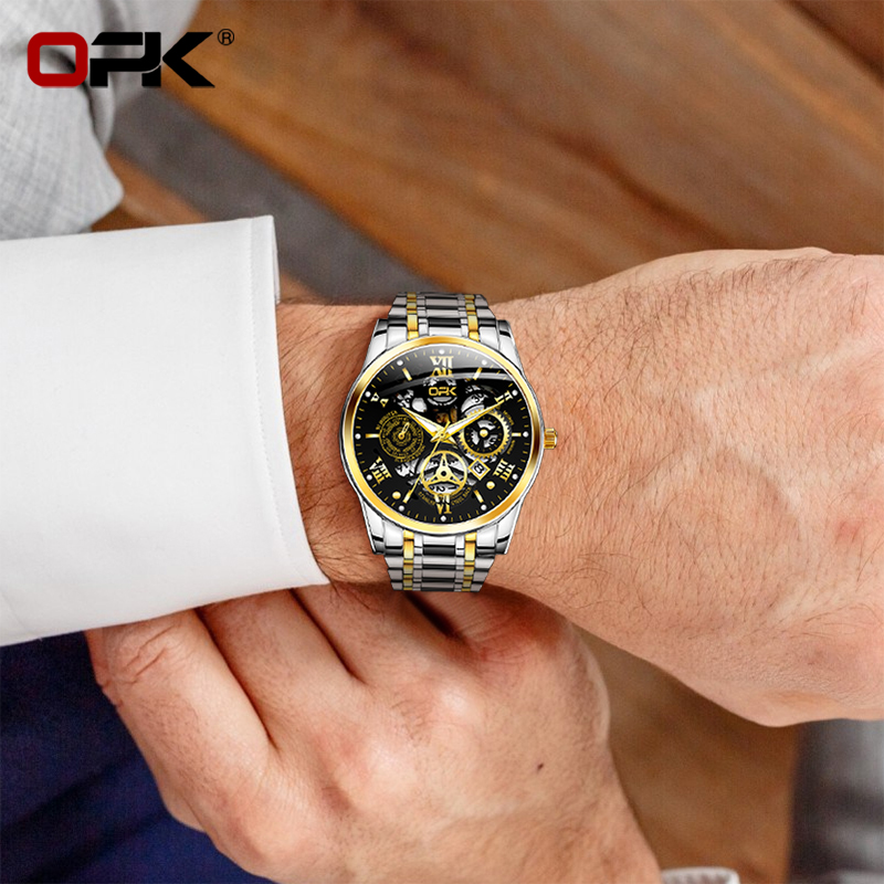 OPK 8135 ผู้ชายนาฬิกาควอทซ์ Ni - Luxury Watch Zone บทวิจารณ์และราคา