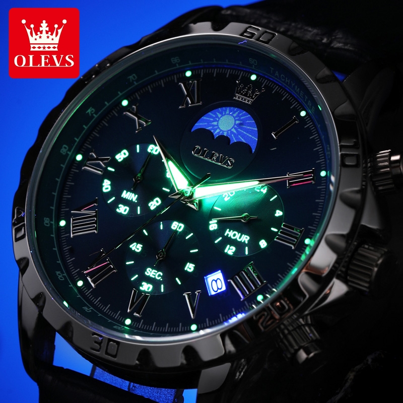 OLEVS 2950 นาฬิกาผู้ชายแฟชั่นโ - Luxury Watch Zone บทวิจารณ์และราคา