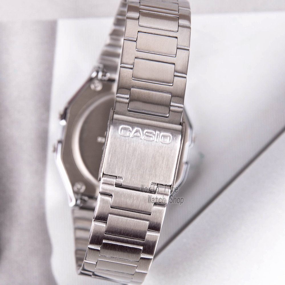 นาฬิกาคาสิโอ นาฬิกาสีเงิน นาฬิ - Luxury Watch Casio บทวิจารณ์และราคา